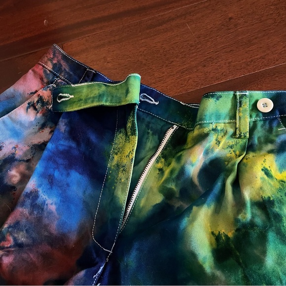 Prep school hippie hip preppie 80s 90s acid ice dyed♻️tour sphere desert trip 🌈 - Picture 5 of 6